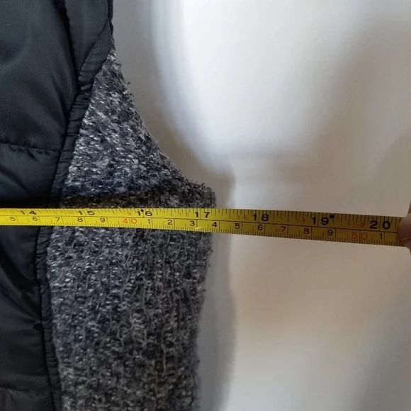 ZARA TRAFALUC Navy Hooded Zipper Pockets Vest - Picture 7 of 8